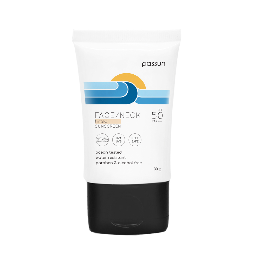 Passun Tinted Face/Neck Sunscreen SPF50 PA+++ 30g Packshot